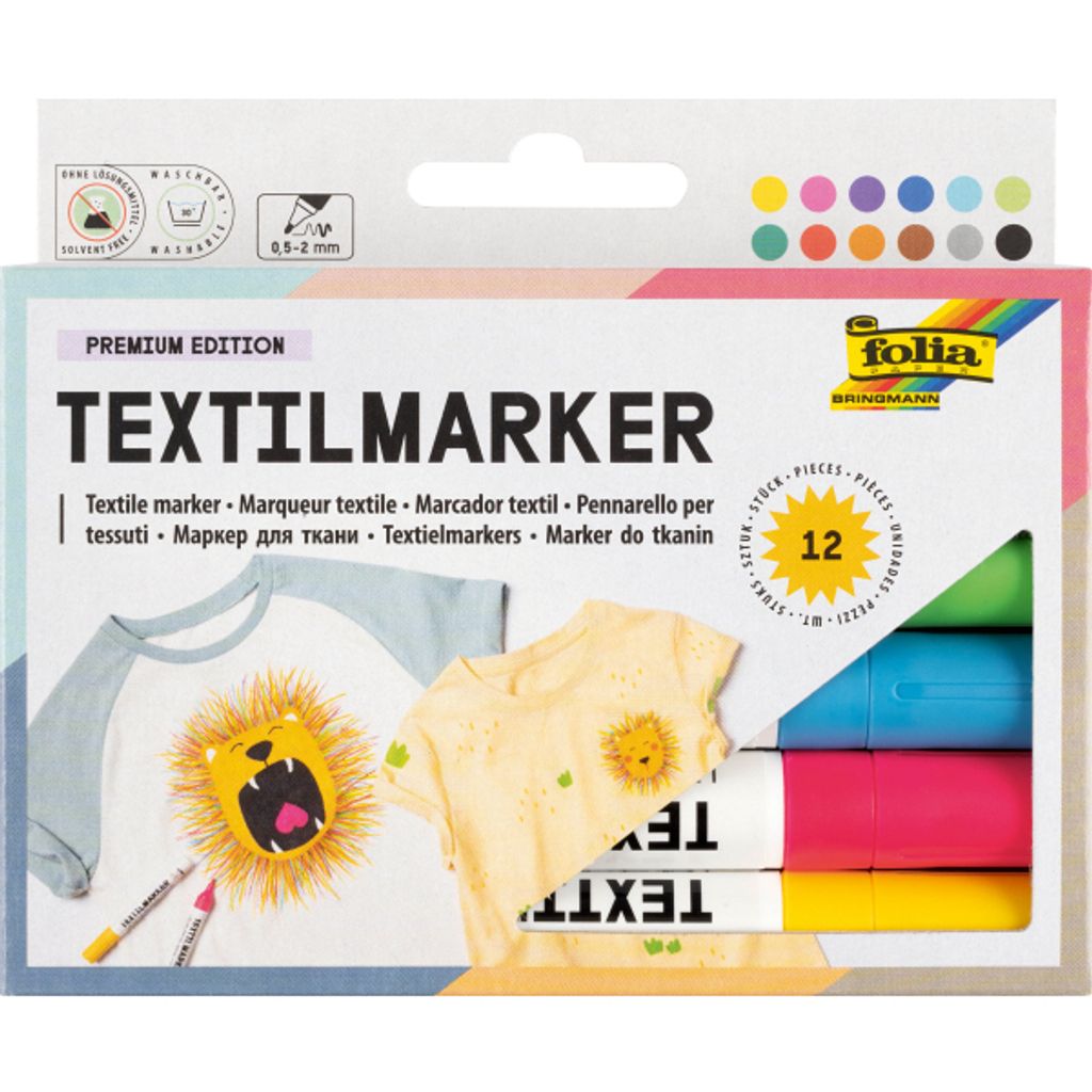 Textilmaler 12er-Set