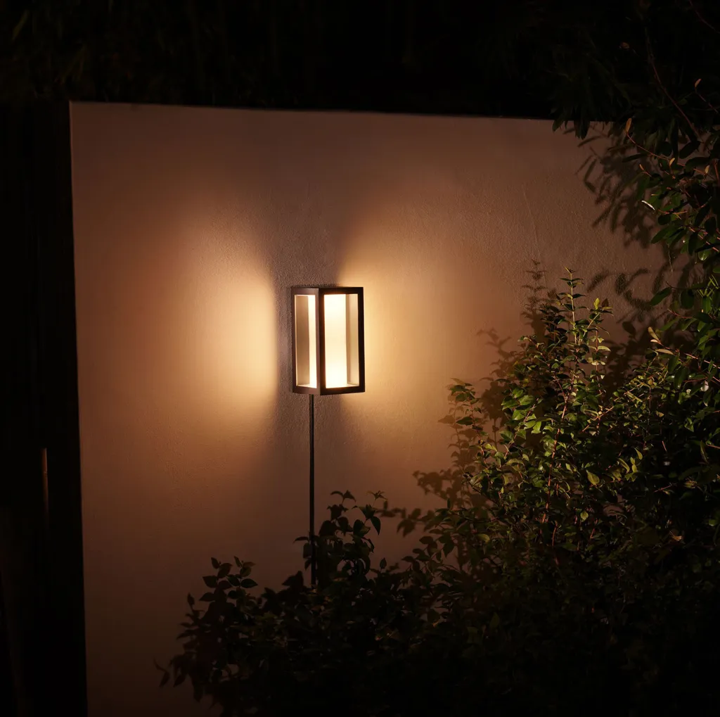 Applique Murale Extérieure LED Connectée Philips Hue Impress Noir Mat - 12