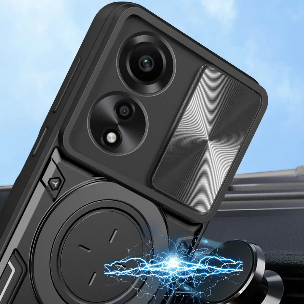 HGJTFANY Cover per Oppo A78 4G (6.43) con 1 Pezzi Pellicola Vetro temperato, Custodia Protettiva in TPU in Silicone Ultra Morbido Clear Antiurto per Oppo A78 4G - Disperazione