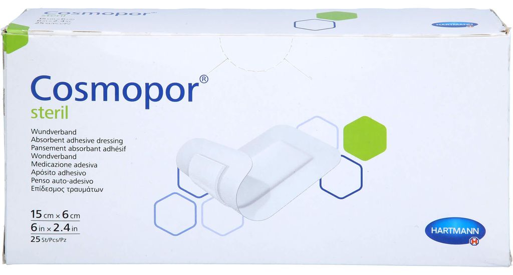 COSMOPOR STERIL 15X6CM, 25 St PFL Produktbild 