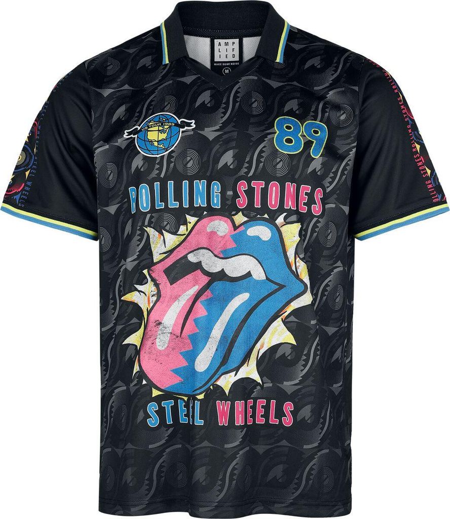 The Rolling Stones Trikot Herren Amplified Collection - Steel Wheels Rock FC multicolor L