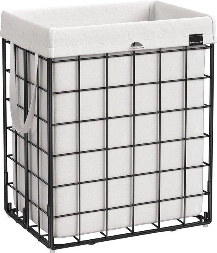 Wasmand 90 liter, inklapbare wasmand, afneembare en wasbare Productafbeelding 