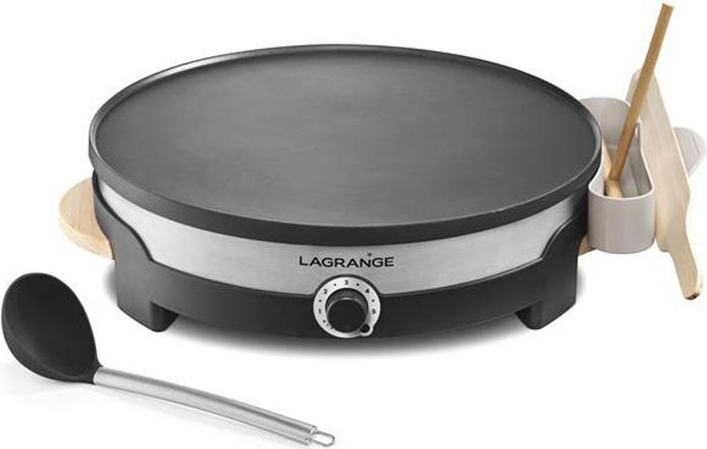 Crêpière fonte 35cm 1500w noir - Lagrange - 109011 - tradi' Image du produit 