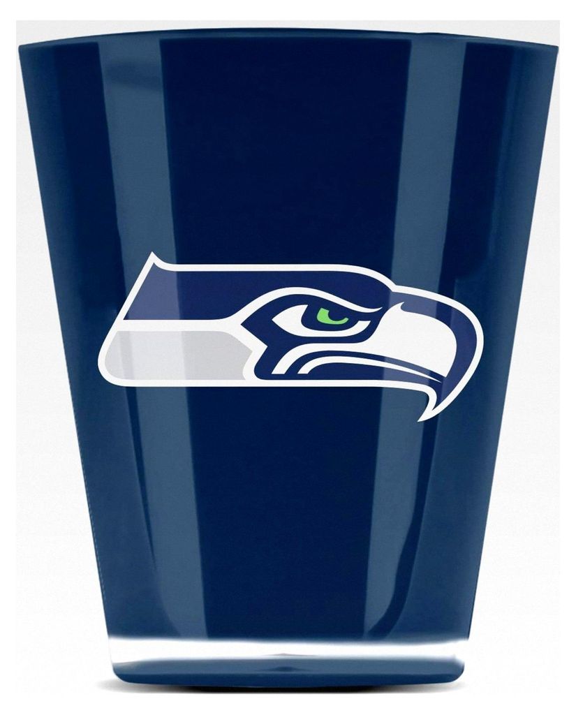 Isoliertes Acryl Schnapsglas Set der Seattle Seahawks, 4 Stück