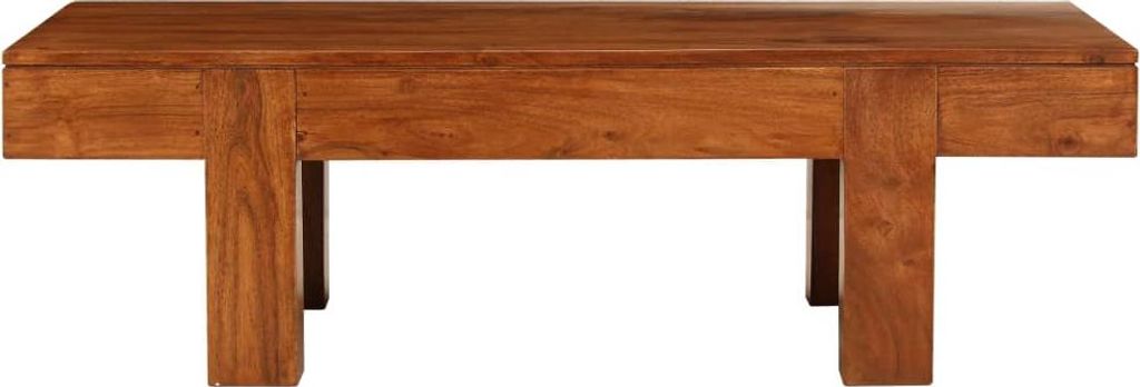 vidaXL Salontafel van massief hout met honingkleurige Productafbeelding 