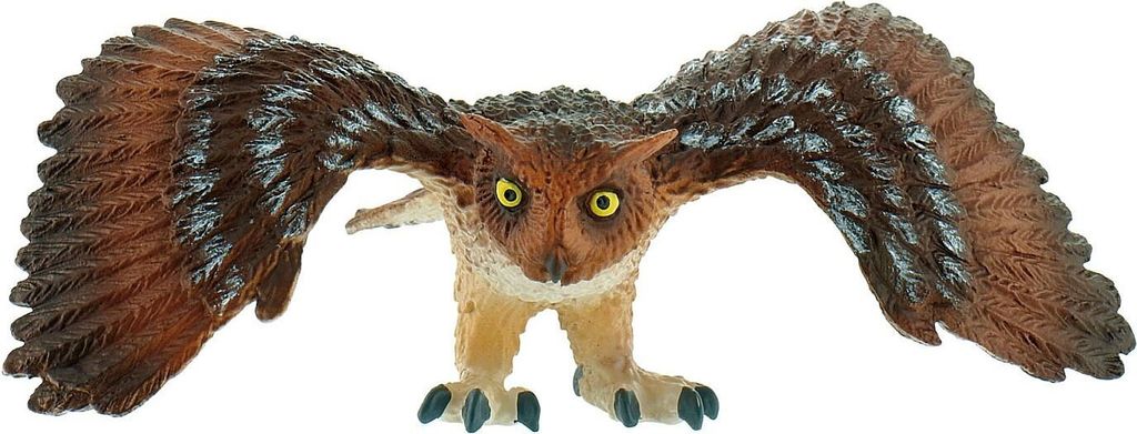 Bullyland Spielfigur Uhu, größte Eule der Welt, 'spiel gut' ausgezeichnet, ca. 4,5 cm