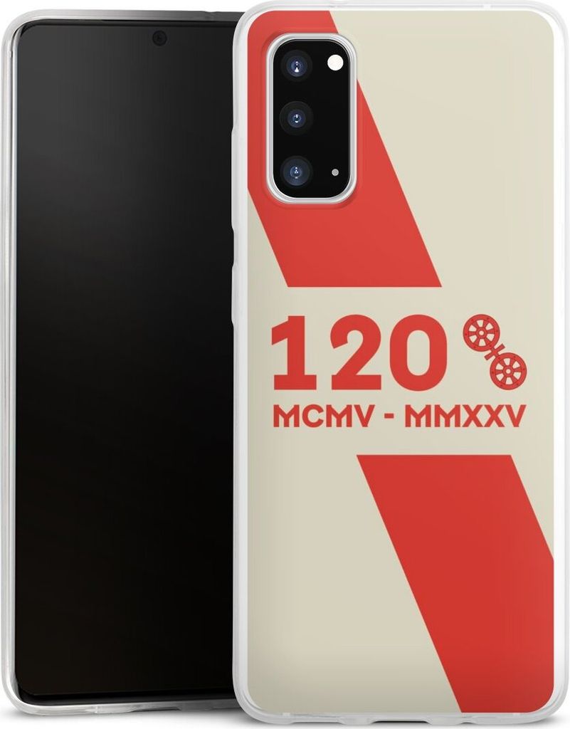 DeinDesign Slim Hülle für Samsung Galaxy S20 Silikon Case Ultra Dünn Handyhülle 1. FSV Mainz 05 E.V. 120 Jahre Bundesliga