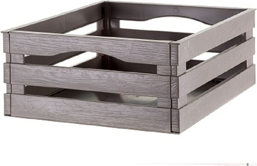 BAMA Caisse en plastique TINA 3, marron Image du produit 