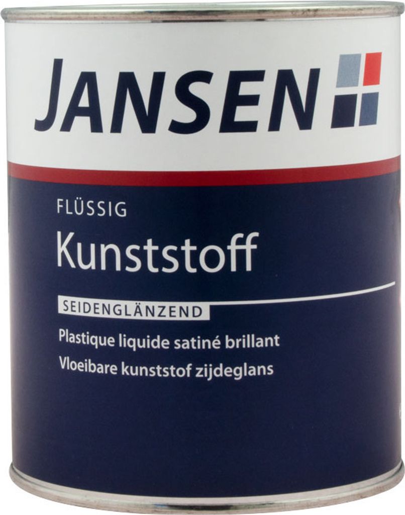 Jansen Flüssig Kunststoff 0,75L weiss, seidenglänzend