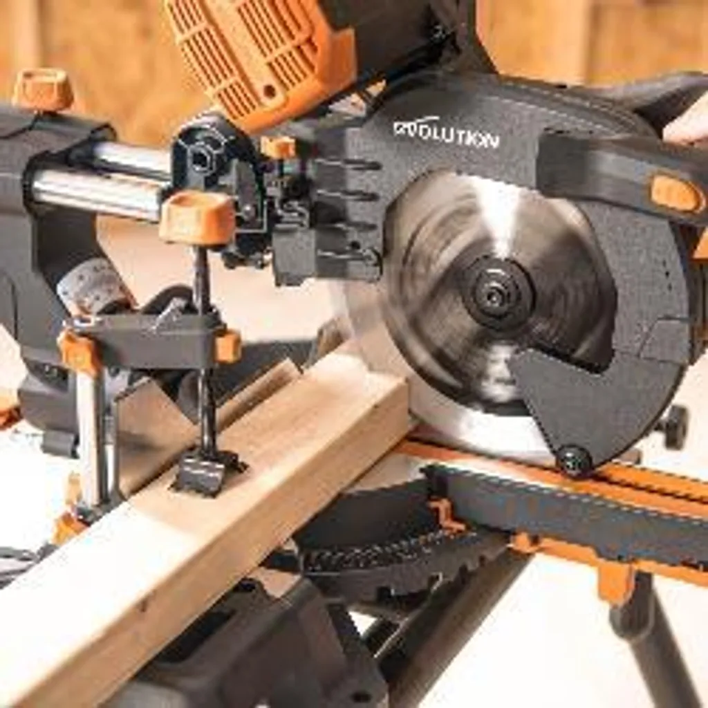 Scie à onglet Evolution 255 mm idéale pour découper planches et bois - 4