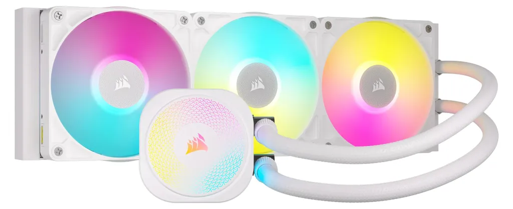 CORSAIR iCUE LINK TITAN 360 RX RGB White - Watercooling AIO Performant