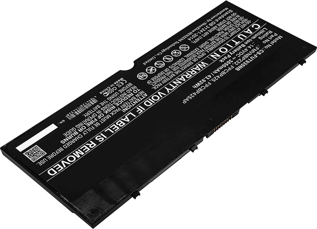 Akku für Fujitsu Lifebook T935 Li-Ion 14,4 Volt 3050 mAh schwarz