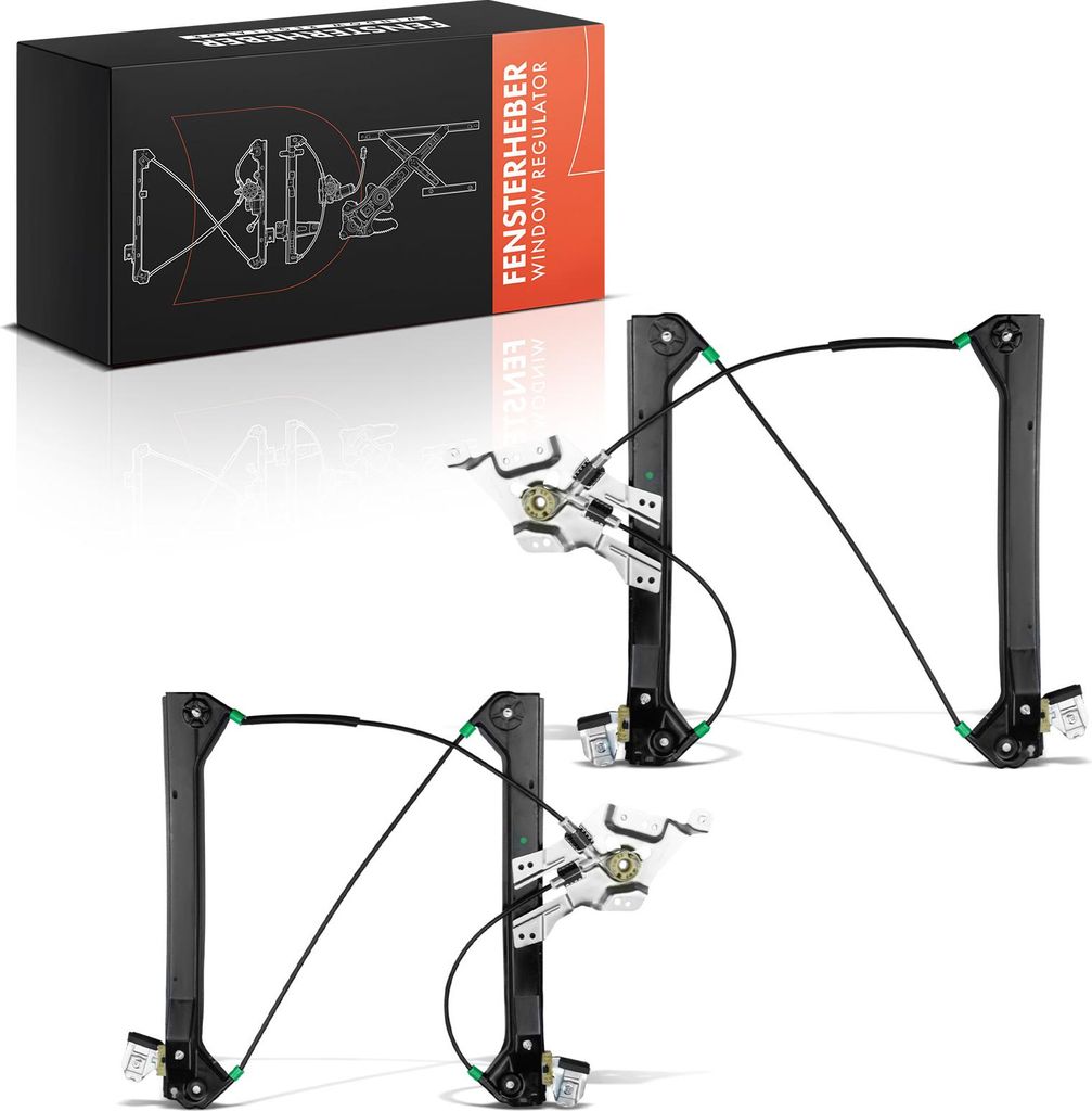 Frankberg 2x Fensterheber Vorne Links Rechts für Saab 9-3 YS3F 2002-2007
