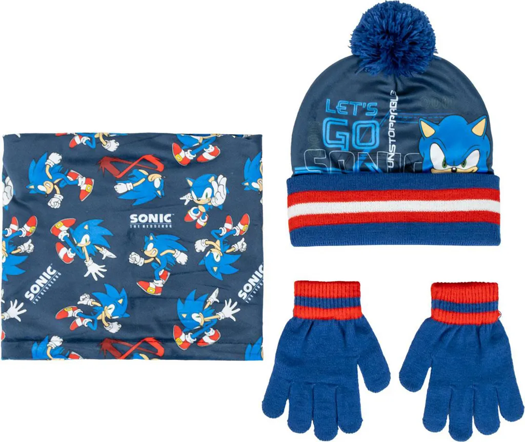 Casquette Sonic enfant réglable fini les chapeaux qui tombent ou serrent