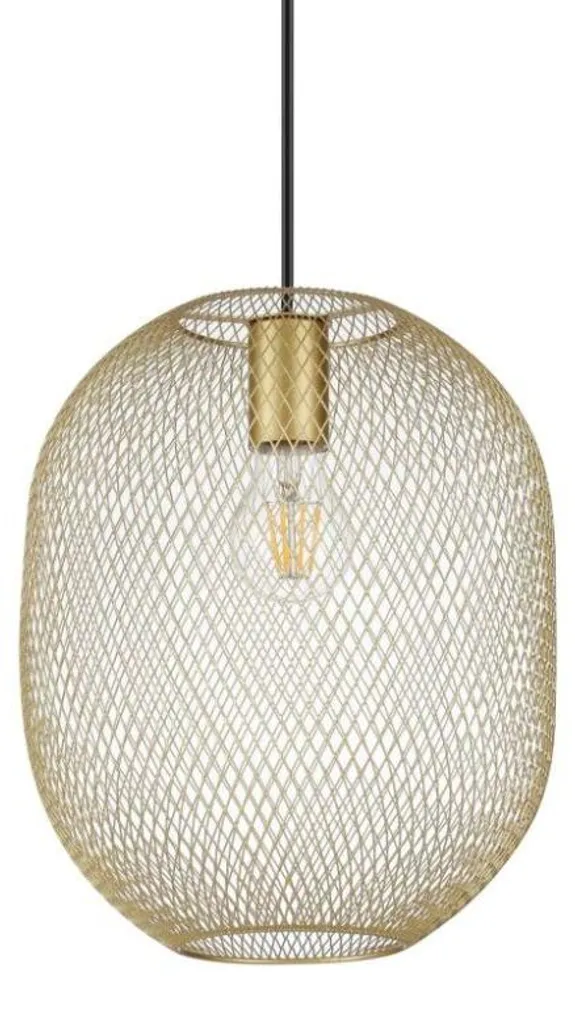 Éclairage Intérieur Design Doré Lustre Net Metal E27 Anti-Éblouissement