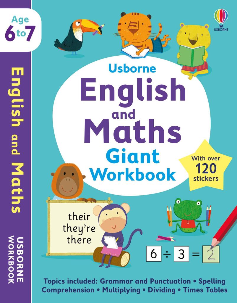 English & Maths Giant Workbook 6-7 – Lingua: Inglese