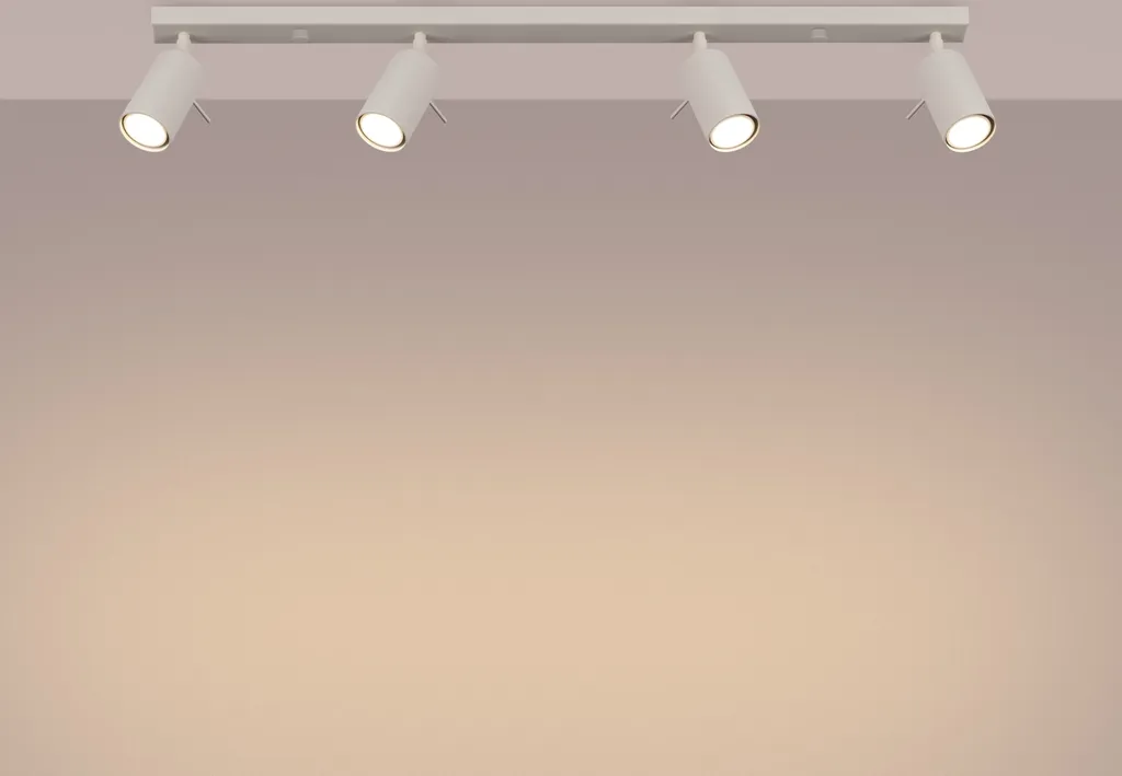 Lampada da Soffitto RING 4L Beige 4xGU10 Sollux Lighting | Design Moderno