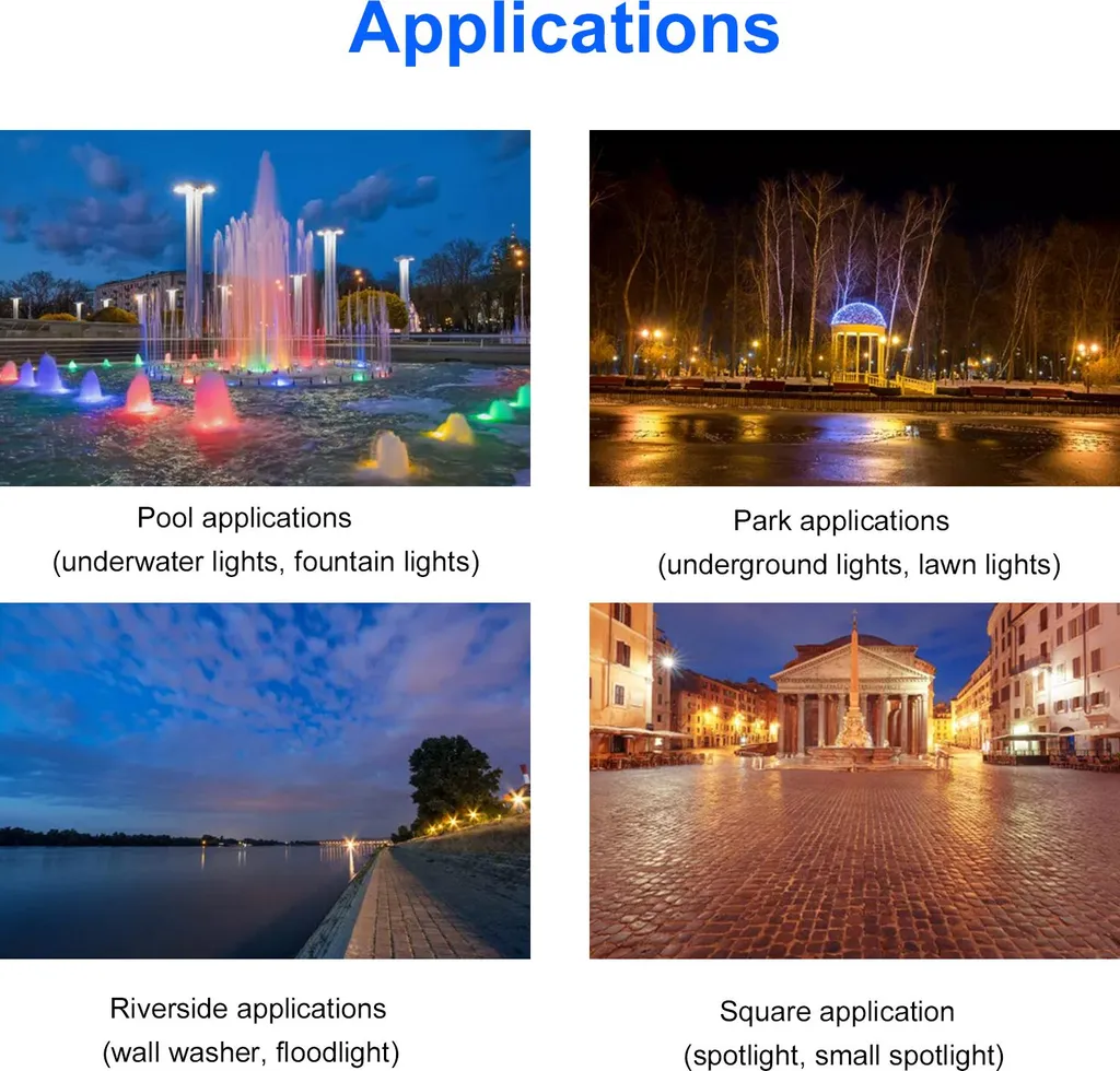 Transformateur d'Alimentation LED IP68 - Régulateur Étanche Extérieur - 5