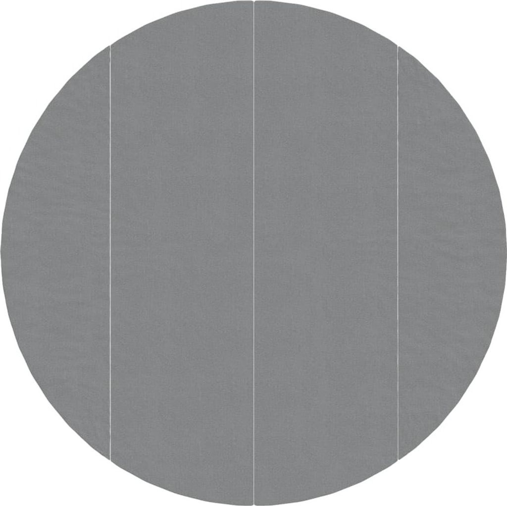 vidaXL Pool-Bodentuch Hellgrau Ø458 cm Polyester Geotextil Produktbild 