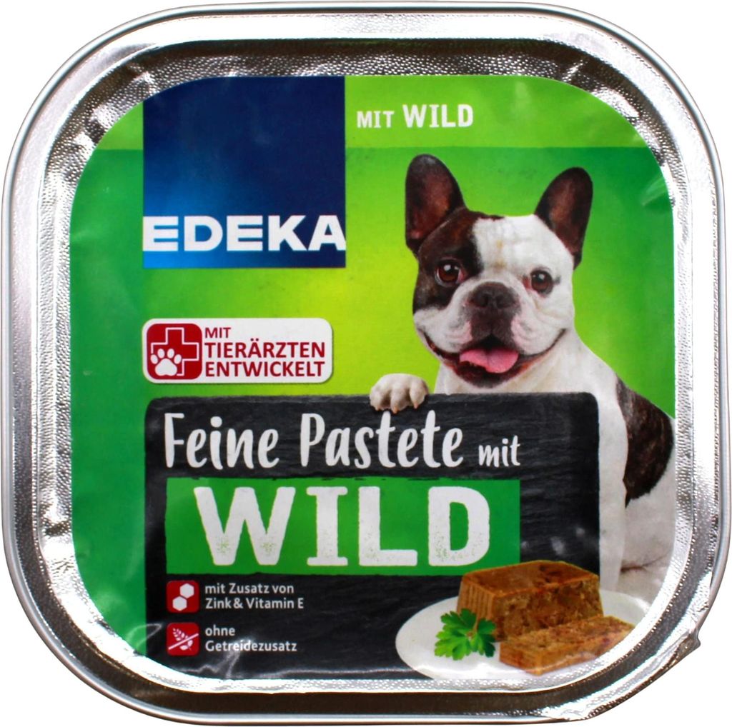 Feine Pastete Hundefutter mit Wild, 20er Pack (20 x 300g Produktbild 