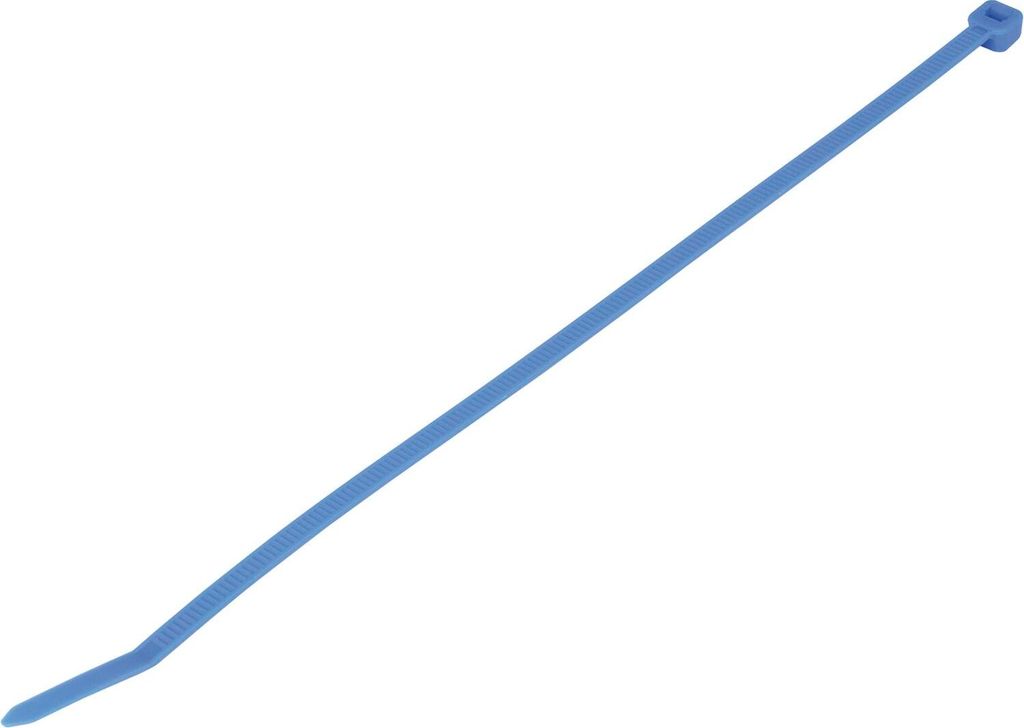 WKK Kunststoffkabelbinder Blau 200x3,6mm 100 St. Produktbild 
