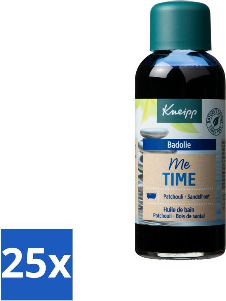 Kneipp - Badeöl - Me-Time - Patchouli & Sandelholz - 100 ml - Vorteilspack - 25 Stücke