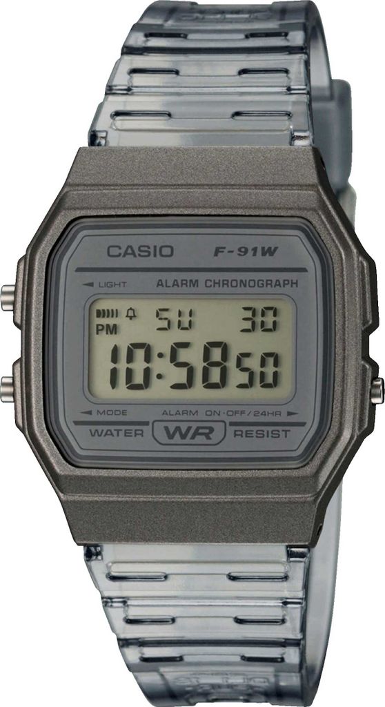 Casio F-91WS-8EF Uni-Armbanduhr, Kunststoff-Gehäuse Produktbild 