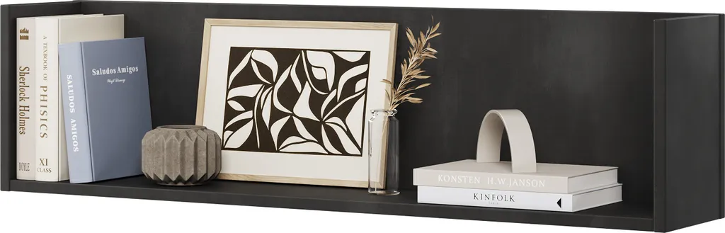 Meuble de rangement mural 102 cm MINIO pour salon style industriel