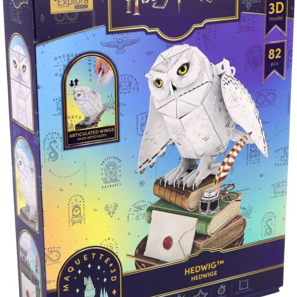 CUBICFUN 3D-Puzzle Harry Potter: Hedwigs-Eule 82 Puzzles Produktbild 