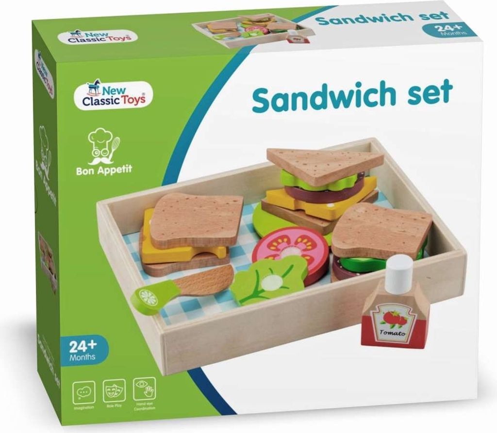 Eitech New Classic Toy Schneide-Set Sandwich für die Produktbild 
