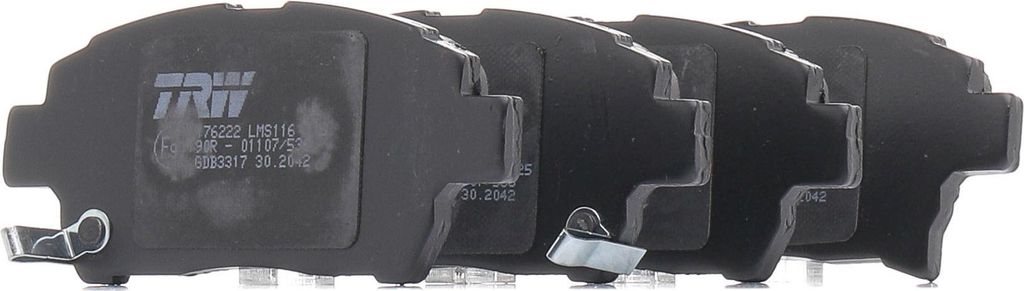 TRW Bremsbeläge Satz Vorne für TOYOTA Yaris Schrägheck (P13) GDB3317