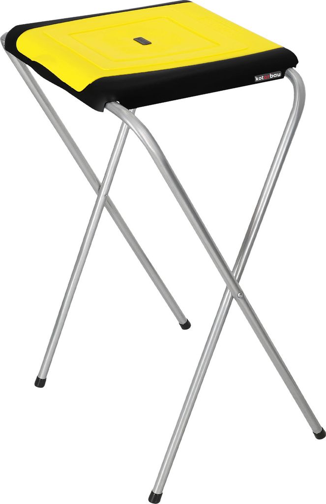 KOTARBAU Müllsackständer 1 Fach Müllbehälter 33 x 45 x 85 cm Gelber Sack Ständer Metall Plastikmüllständer Müllständer Müllsackhalter M...