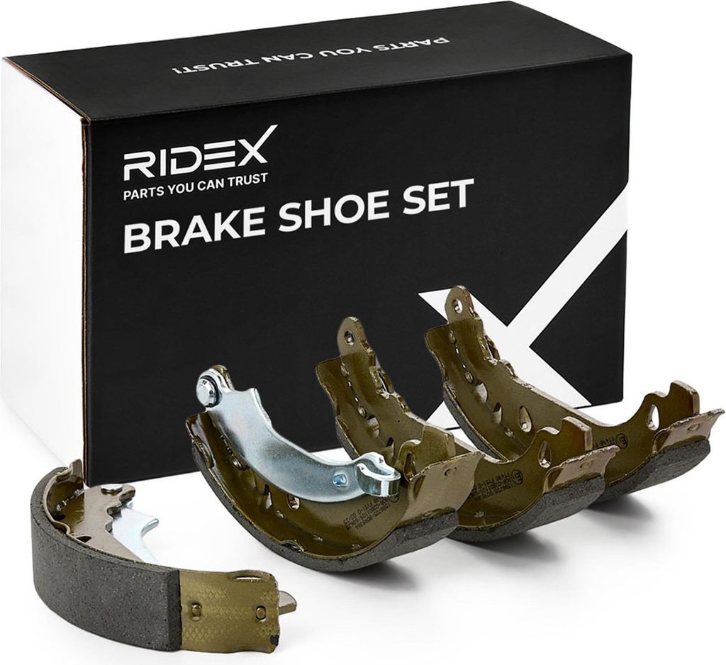 RIDEX Bremsbackensatz Trommelbremse Hinten passend für PEUGEOT 206 Schrägheck (2A/C) 70B0100