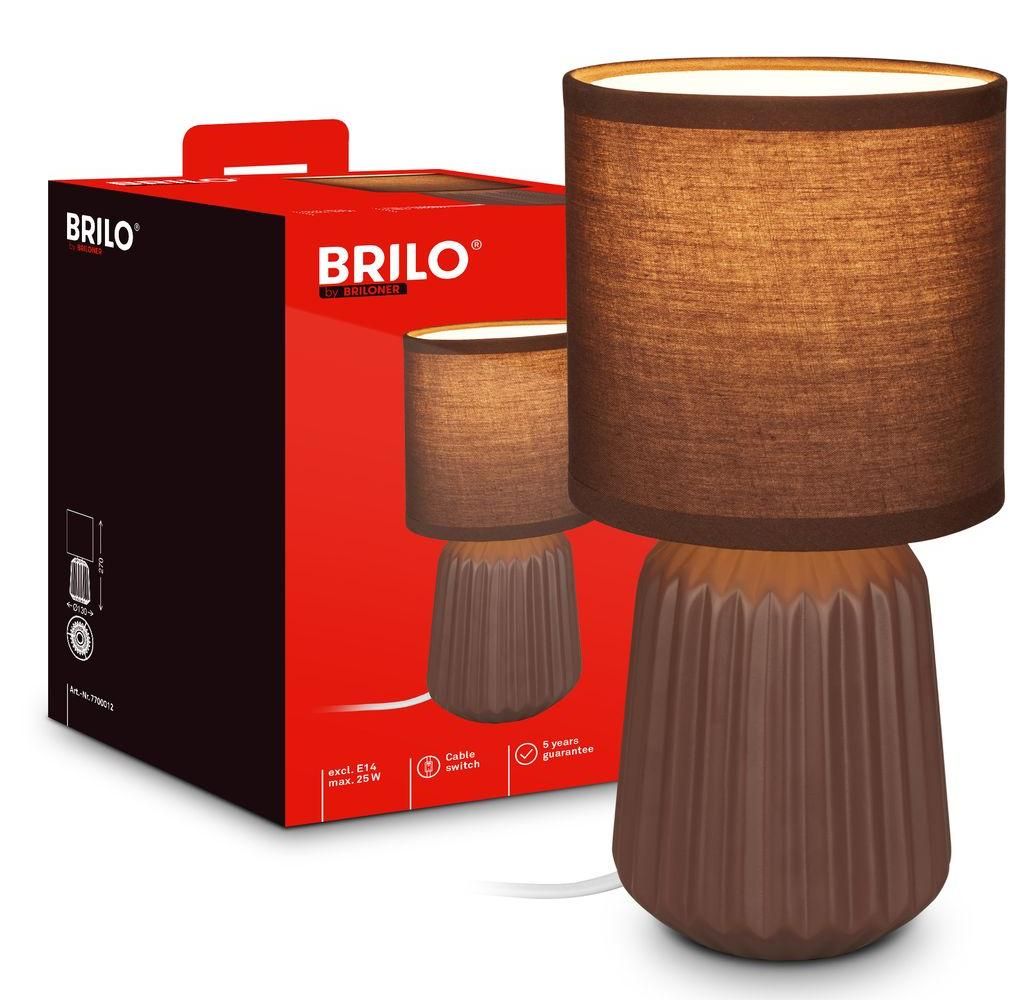 Briloner Lampe de chevet pied en céramique Ø13x27 cm Image du produit 