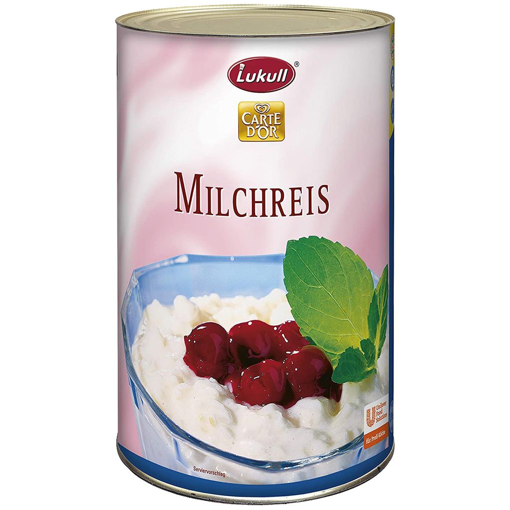 Lukull Riz au lait vanille prêt à servir grand emballage Image du produit 