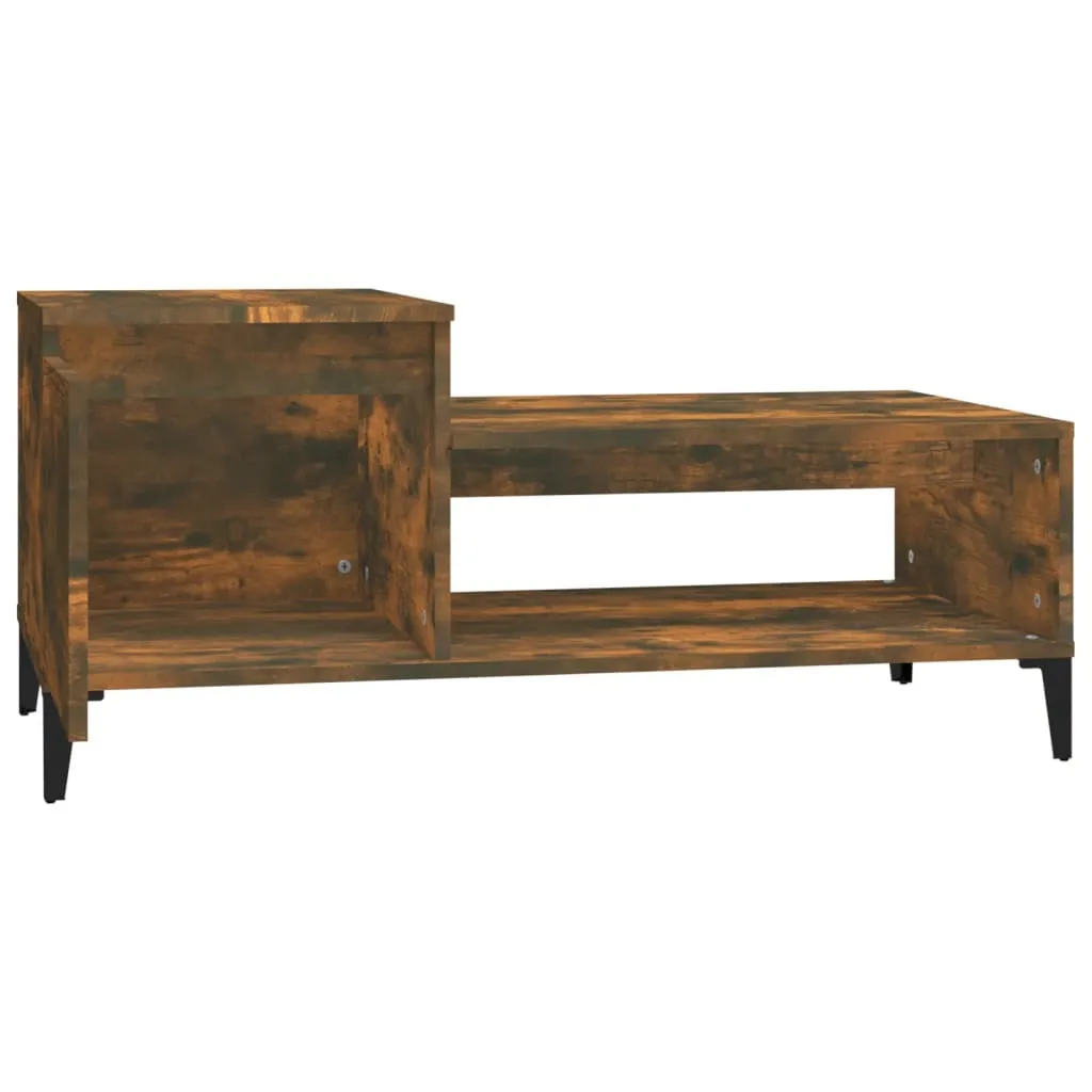 Offerta Tavolino Maison Exclusive Rovere Affumicato 100x50 cm Salotto - 2