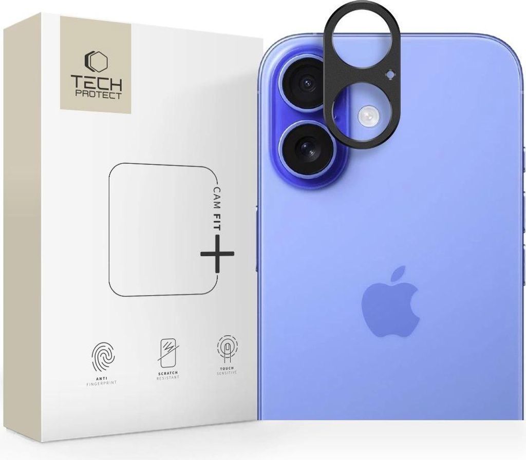 Osłona Apartu Tech-Protect Camalloy Fit+ Na Iphone 17 - Czarna