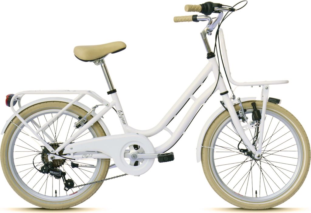 WYNN Kinderrad 20 Zoll KID1.0 weiß Rahmenhöhe 30 cm 6 Gänge Produktbild 