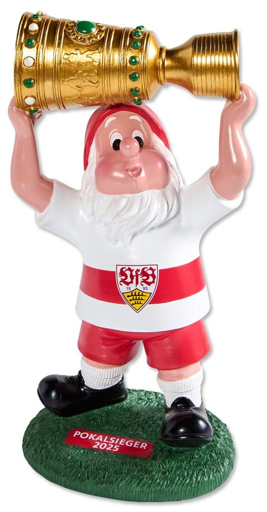 VfB Stuttgart Gartenzwerg Pokal Produktbild 