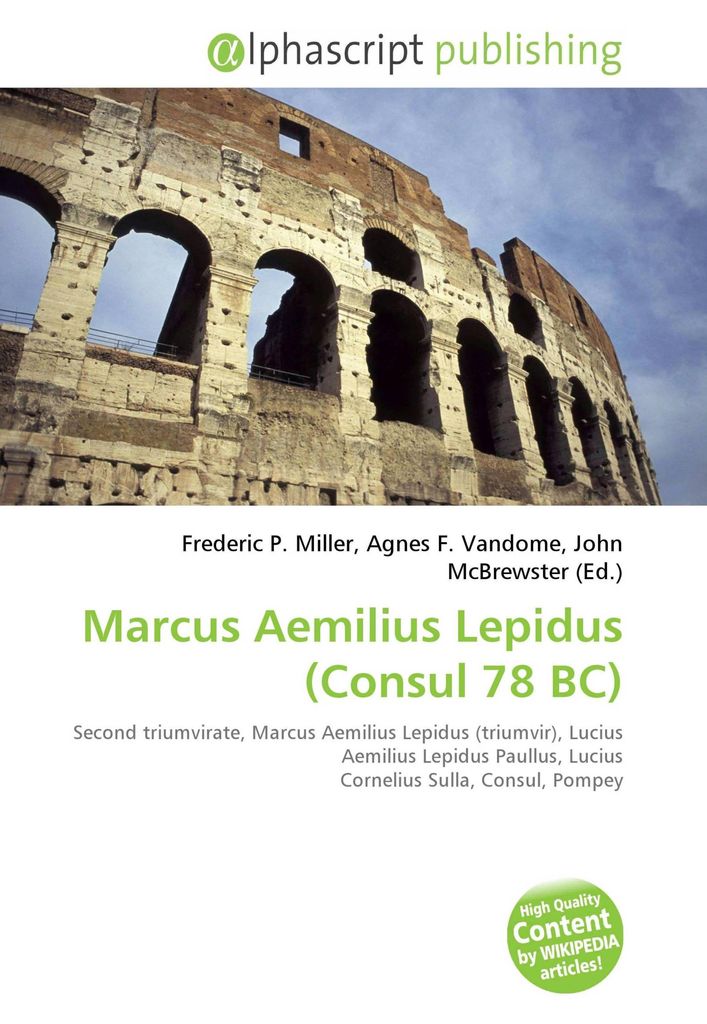 Marcus Aemilius Lepidus (Consul 78 BC)