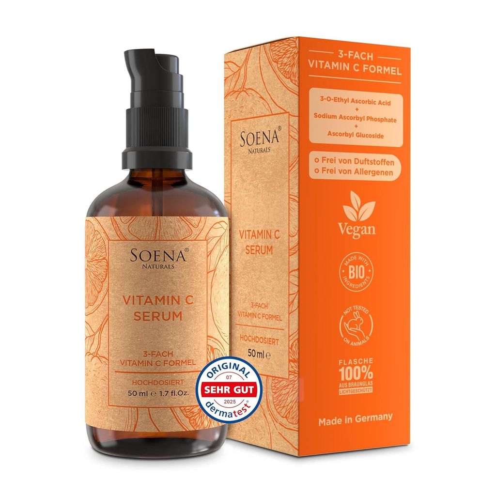 Bio-Vitamin C Serum Hochdosiert - Die 3 besten Produktbild 