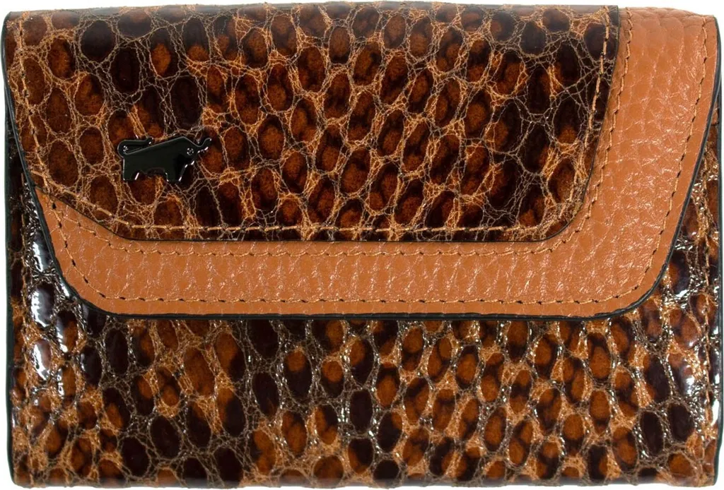 Étui à clés Luise Braun Büffel mini portefeuille zippé en cuir