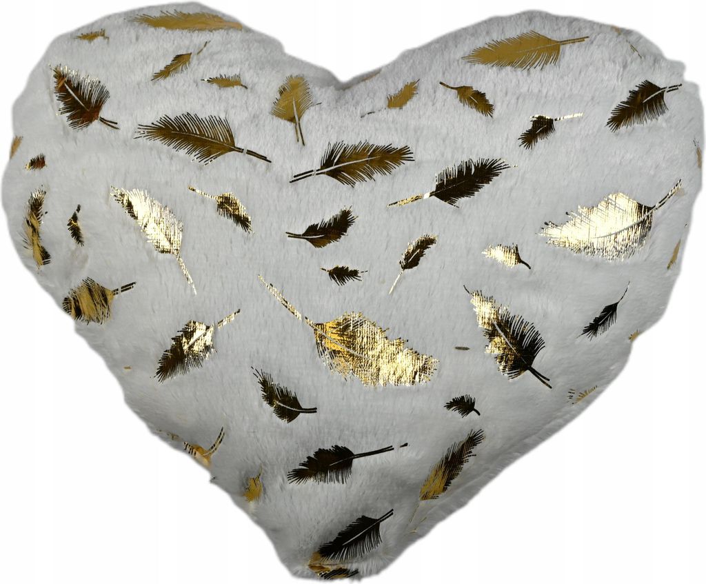 Weißes Herzkissen 32x32cm - Weiches Dekokissen für Schlafzimmer & Valentinstag