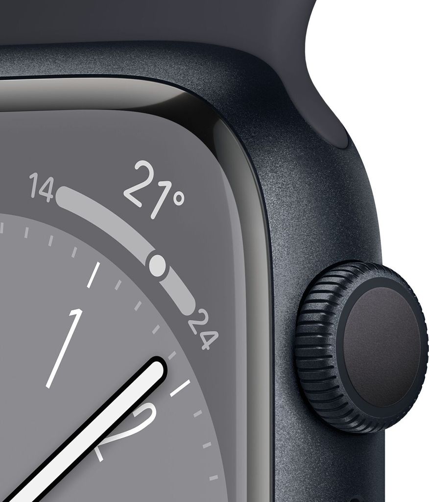 Apple Watch Series 8 OLED 41 mm Schwarz GPS Produktbild 2