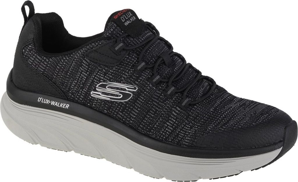 Skechers Sneaker D ́LUX WALKER - PENSIVE, Textil, Grau, Herren