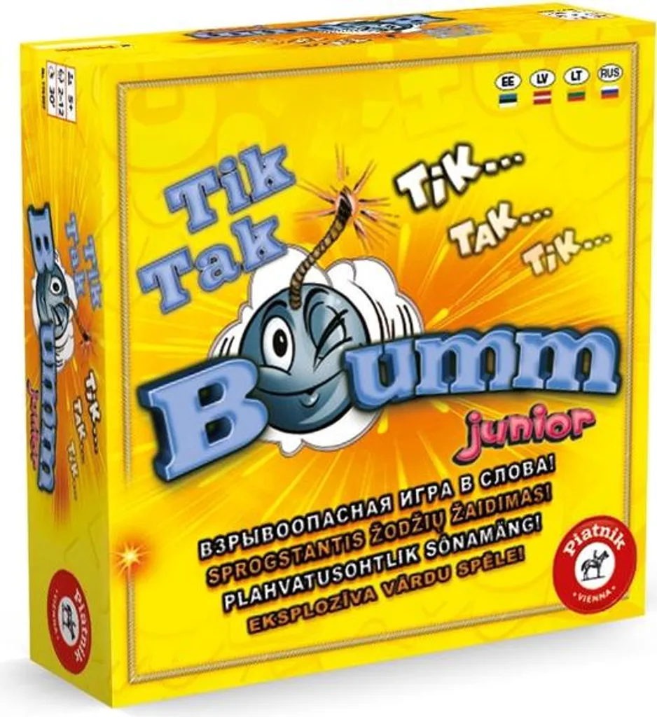 Tik Tak Bumm Junior Piatnik - Bombe Électronique et Cartes Multilingues