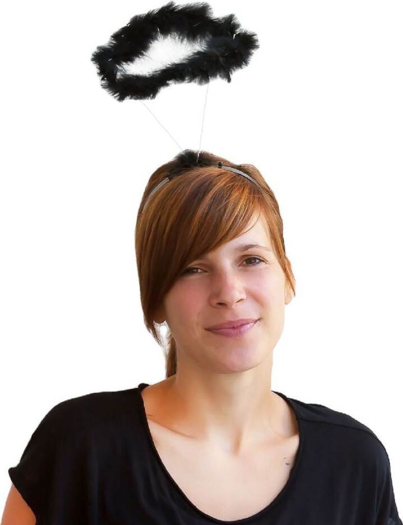Oblique Unique Haarreif Haarreifen Heiligenschein Engel Produktbild 