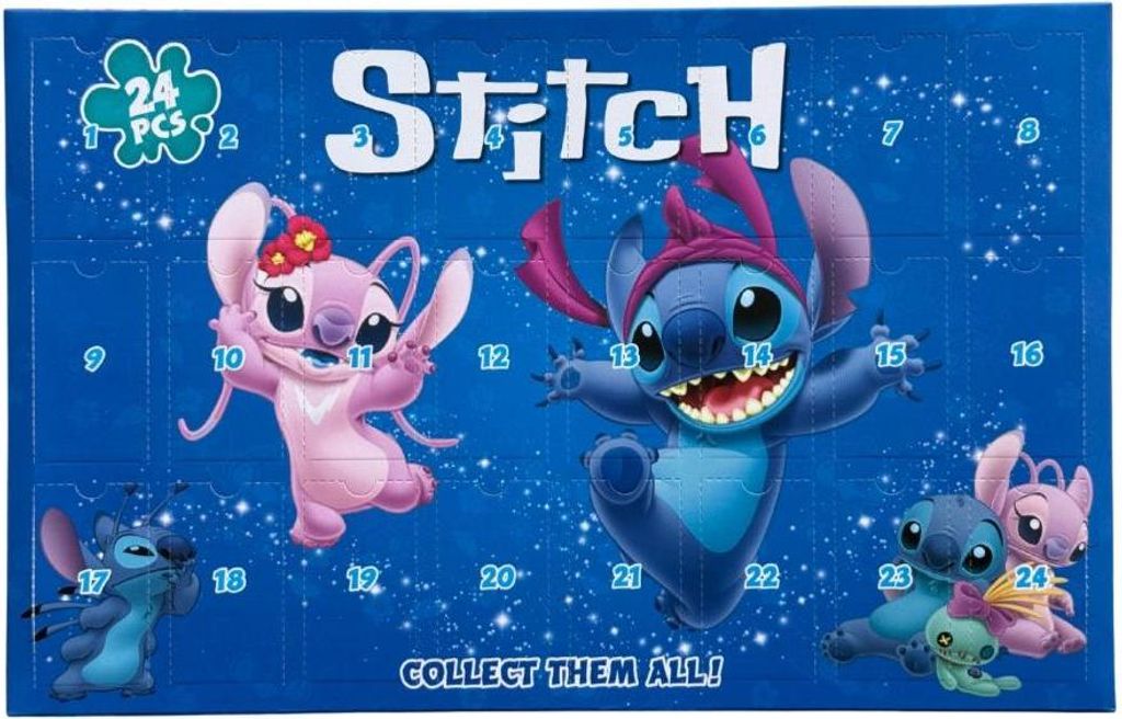 Adventní kalendář - Stitch - 24 okének samé figurky Obrázek produktu 