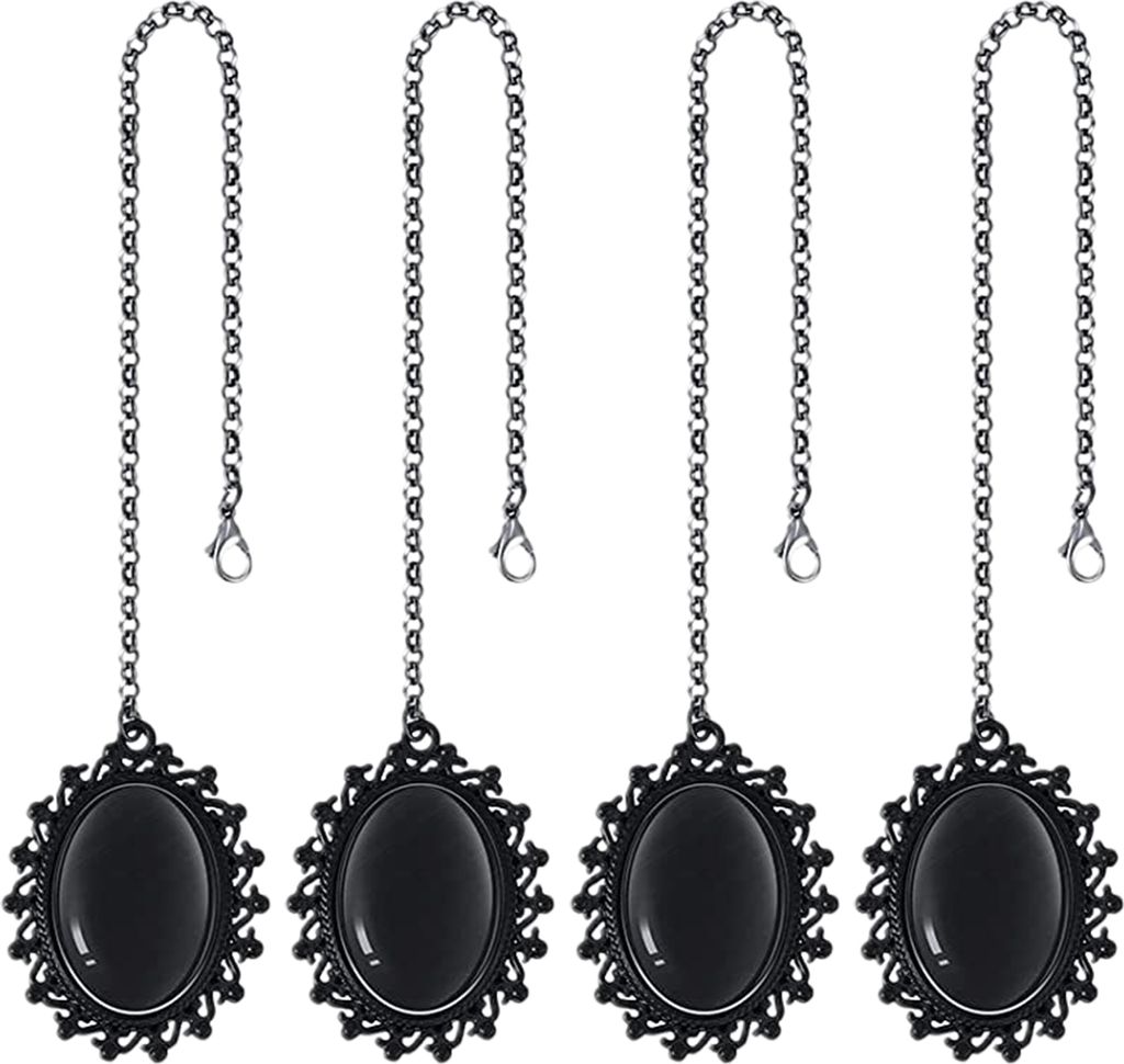 4PCS Abschlusskappe Tassel DIY Kit feine Verarbeitung Aufhängen 2022 Abschlusskappe Memorial Fotokette für Abschlussfeier-Schwarz