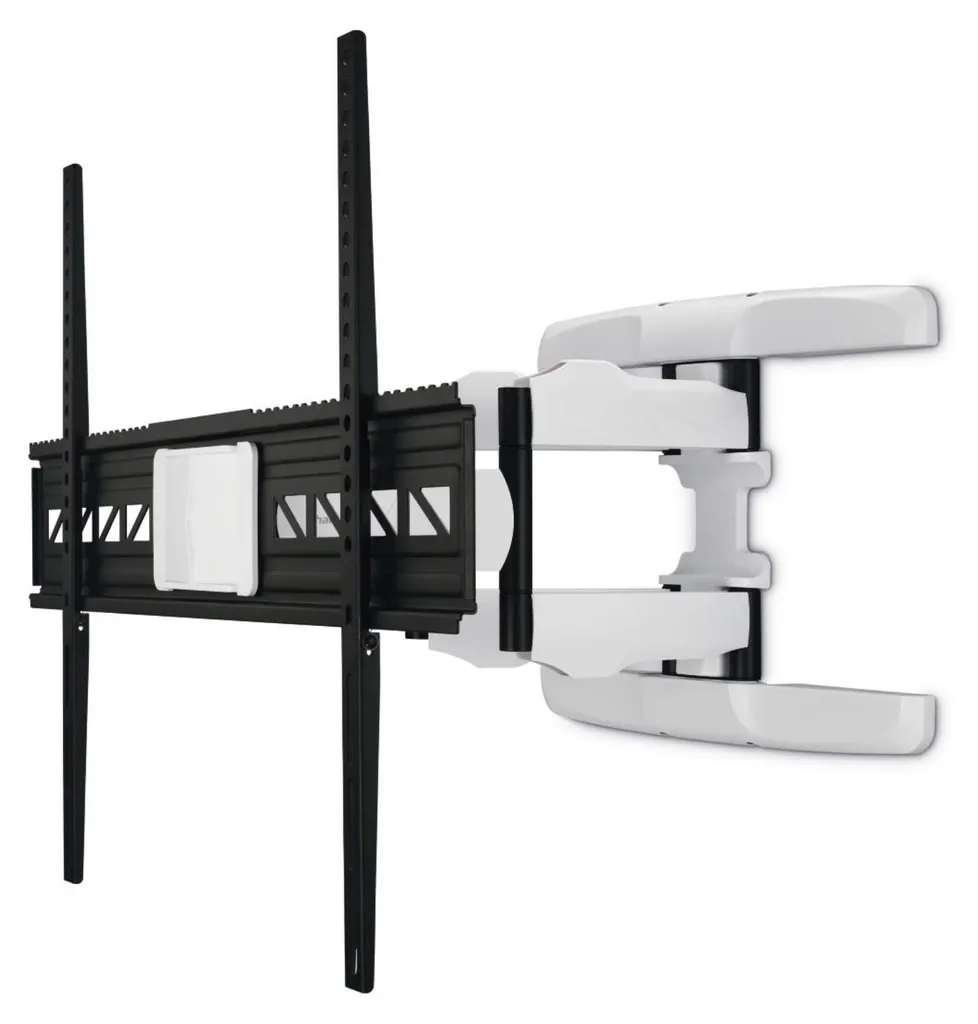 Support TV 90" Hama 00220838 Articulé Mural Noir et Blanc 2,29m